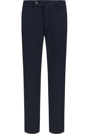 Boggi Milano Bukser, Herre, Blå, XL, Bomuld, Stretch Cotton/TENCEL Bukser