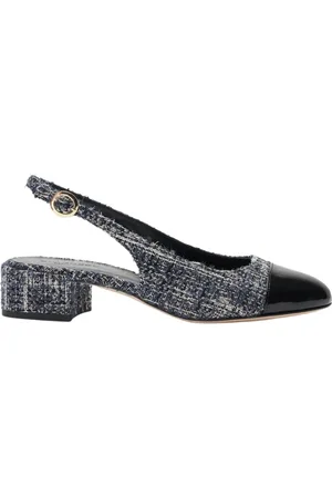 Scarosso Sko, Dame, Blå, 36 EU, Læder, Coco Sling-back Pumps