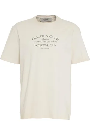 Golden Goose Top, Herre, , L, Bomuld, Ribbet T-shirt med Krave