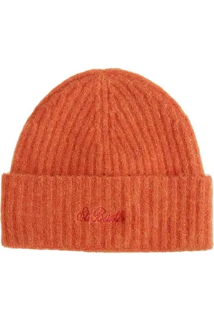 MC2 SAINT BARTH Tilbehør, Herre, , ONE SIZE, Uld, Kashmiruld Beanie med St. Barth Broderi