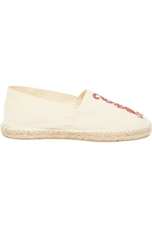 Inès de la Fressange Sko, Dame, , 36 EU, Bomuld, Auriane ecru broderede espadrillos