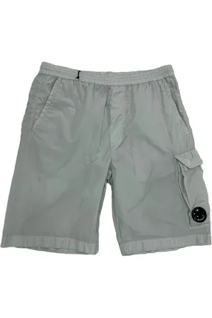 C.P. Company Shorts, Herre, Grå, XL, Uld, Lysblå Lomme Shorts