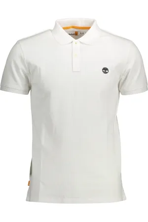 Timberland Top, Herre, Hvid, 2XL, Bomuld, Hvid Slim Fit Polo Shirt