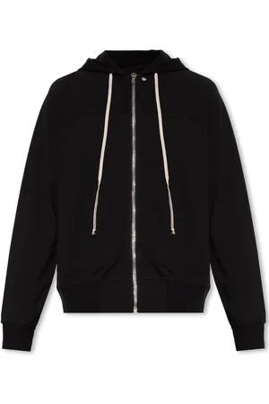 Rick Owens Sweathshirts & Hoodies, Herre, Sort, S, Bomuld, Zip Up Hoodie