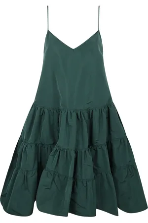 Nº21 Kjole, Dame, Grøn, L, Polyester, Elegant Polyester Kjole til Kvinder