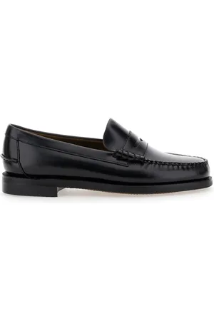 SEBAGO Sko, Herre, Sort, 44 EU, Læder, Klassiske Dan Loafers