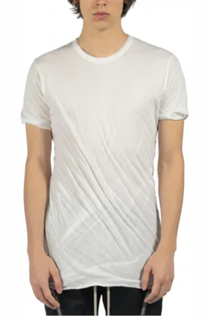 Rick Owens Top, Herre, Hvid, M, Double-Layered T-Shirt