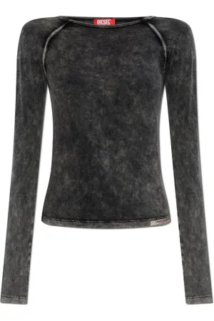 Diesel Top, Dame, Grå, M, Uld, Top Anna-Dnm