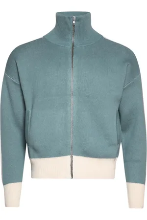 Rhude Sweathshirts & Hoodies, Herre, Blå, XL, Sporty Zip-Up Track Jacket