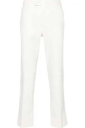 J Lindeberg Bukser, Herre, Hvid, XL, Linned, Hvide Linned Stretch Casual Bukser