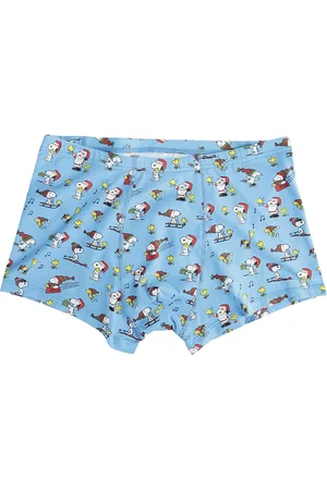 MC2 SAINT BARTH Undertøj, Herre, Blå, XL, Snoopy Print Boxer Limited Edition