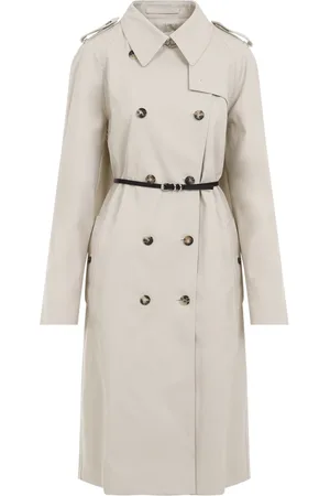 Givenchy Frakke, Dame, , M, Bomuld, Eggshell Trenchcoat
