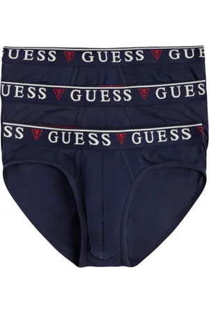 Guess Undertøj, Herre, Blå, M, Bomuld, Mænds Hero Briefs 3-Pack