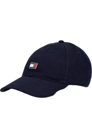 Tommy Hilfiger Tilbehør, Dame, Blå, ONE SIZE, Bomuld, Heritage Plaque Cap