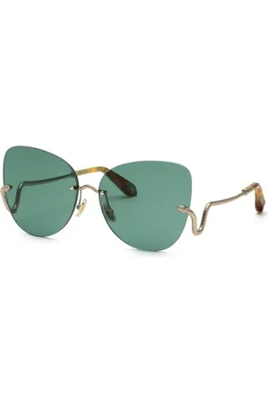 Roberto Cavalli Tilbehør, unisex, Gul, 64 MM, Uld, Solbriller