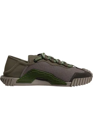 Dolce & Gabbana Sko, Herre, Grøn, 39 EU, Polyester, Militærgrønne NS1 Sneakers