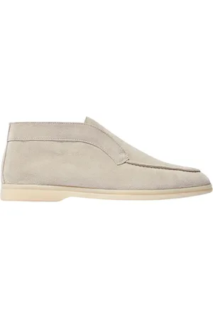 Scarosso Sko, Herre, , 40 EU, Suede, Sand Suede Ankelstøvler
