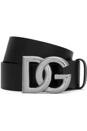 Dolce & Gabbana Tilbehør, Herre, Sort, 95 CM, Læder, Belts