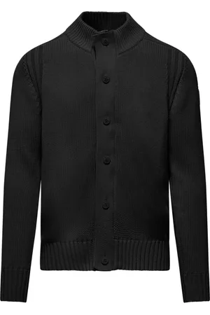 Bomboogie Strik, Herre, Sort, XS, Bomuld, Højhalset Cardigan