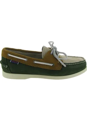 SEBAGO Sko, Herre, Grøn, 43 1/2 EU, Læder, Docksides Sko