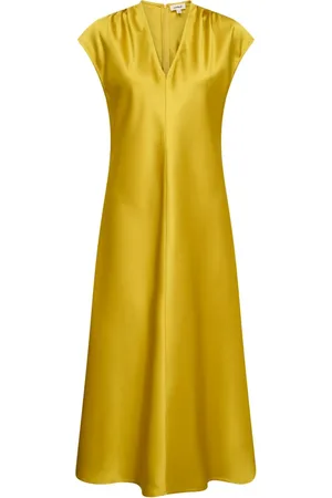 Soaked in Luxury Kjole, Dame, Gul, S, Satin, Snake Eye Midi Kjole