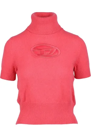 Diesel Strik, Dame, Lyserød, L, Uld, Uld Cashmere Blandingsbluse