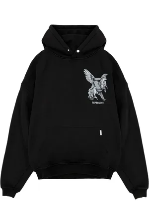 Represent Sweathshirts & Hoodies, Herre, Sort, S, Bomuld, Elegance in Motion Hoodie