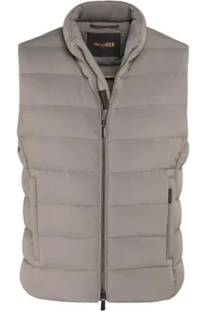 MOORER Jakke, Herre, , L, Uld, Vandafvisende Quiltet Gilet