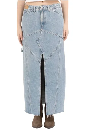 Replay Nederdel, Dame, Blå, W26, Denim, Denimnederdel