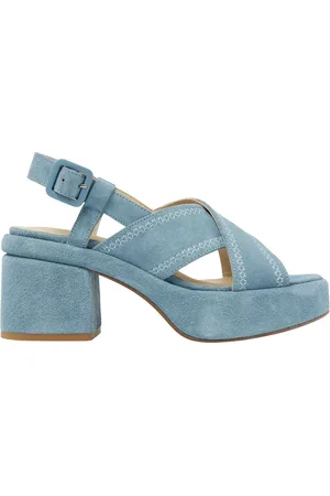 VIA VAI Sko, Dame, Blå, 38 EU, Uld, Elia Paisley Sandaler