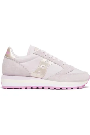 Saucony Sko, Dame, Lyserød, 37 EU, Polyester, Hvide Jazz Triple Sneakers