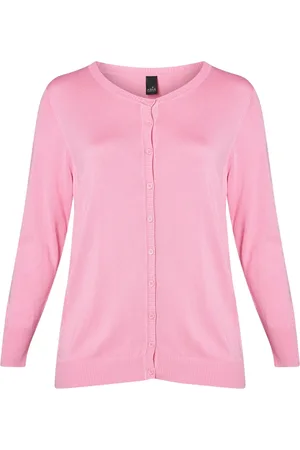 ADIA Strik, Dame, Lyserød, XS, Tyl, Eivor Classic Cardigan i Forår
