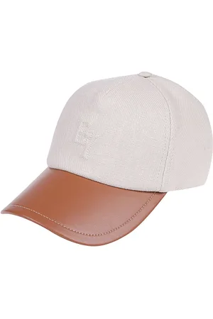 ELEVENTY Tilbehør, unisex, , ONE SIZE, Læder, Linned og Læder Baseballkasket