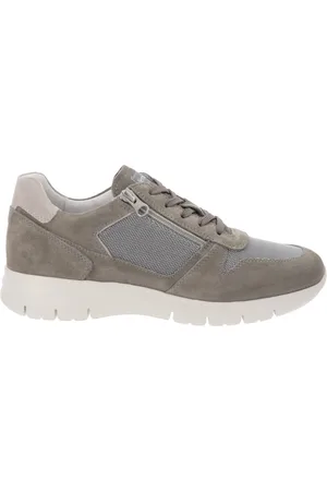 Nero Giardini Sko, Herre, Grå, 41 EU, Uld, Læder Herresneakers Stilfuld Moderne Alsidig