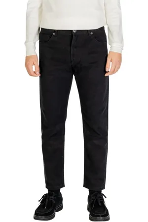 GIANNI LUPO Jeans, Herre, Sort, 2XL, Bomuld, Sort bomuld jeans og bukser kollektion