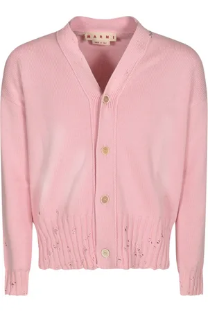 Marni Strik, Herre, Lyserød, S, Uld, Stilfulde Sweaters Kollektion