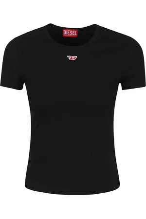 Diesel Top, Dame, Sort, XS, Uld, Stilfulde T-shirts til Mænd og Kvinder