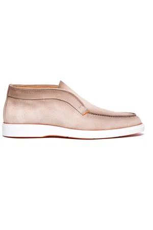 santoni Sko, Herre, , 40 EU, Suede, Suede Desert Støvler
