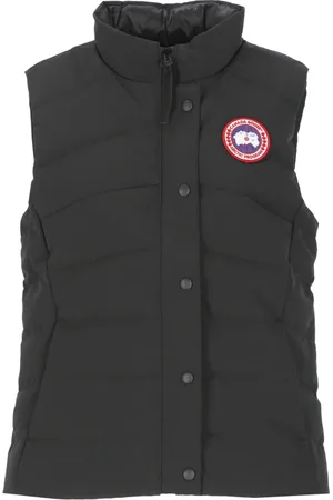 Canada Goose Jakke, Dame, Sort, XS, Uld, Quiltet Sort Husky Jakke