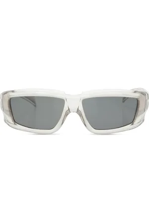 Rick Owens Tilbehør, Herre, Grå, ONE SIZE, Uld, Rabid Mirror Solbriller
