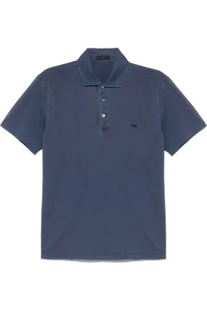 FAY Top, Herre, Blå, M, Blå T-shirts og Polos