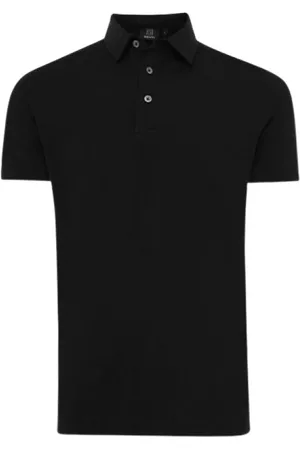 Genti Top, Herre, Sort, XL, 3 Knaps Sort Polo