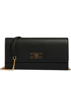 Elisabetta Franchi Taske, Dame, Sort, ONE SIZE, Uld, Kæde Skuldertaske