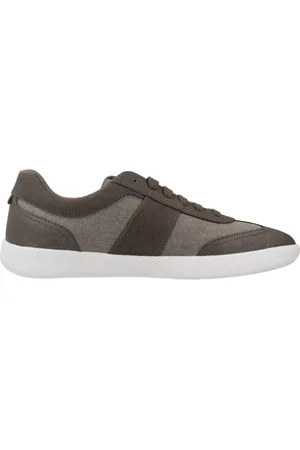 Geox Sko, Herre, Brun, 42 EU, Uld, Stilfulde Sneakers til Byeventyr
