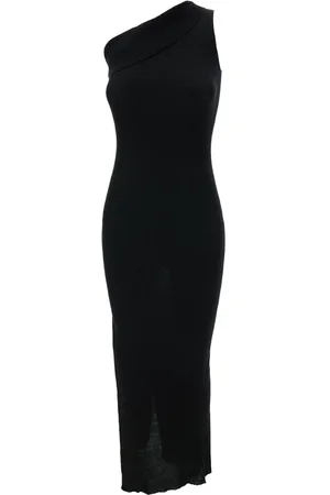 Rick Owens Kjole, Dame, Sort, XS, Uld, Athena Kjole