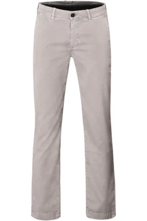 MOORER Bukser, Herre, , 2XL, Bomuld, Silke Bomuld Chino Bukser Vintage Stil