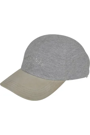 ELEVENTY Tilbehør, unisex, Grå, ONE SIZE, Bomuld, Sporty Baseball Cap i bomuld og ruskind