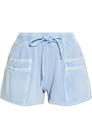 R13 Shorts, Dame, Blå, M, Bomuld, Bomuldsshorts med vintageeffekt