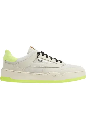 P448 Sko, Herre, , 43 EU, Læder, Brixton Cream Yellow Sneakers