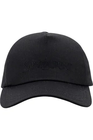Saint Laurent Tilbehør, Dame, Sort, 59 CM, Bomuld, Baseball Cap